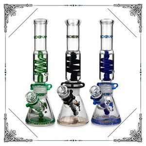 12 pouces Phoenix verre bécher bong congelable bobine bongs construire une bobine de glycérine bong verre fumer pipe à eau capiteux narguilé