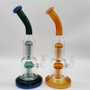 12 centimeter bedwelmende bong 2 lagen kam glazen bongwaterpijpen kom waterpijp bekelaar rook bubbler asvanger 14 mm mannelijke gewrichtskom