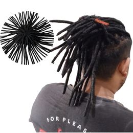 12 pouces systèmes de cheveux humains vierges vietnamiens couleur noire 300% densité lourde dreadlocks mâle toupet 8x10 unités de dentelle complète pour hommes noirs