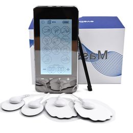 12 MODE LED 2 Uitgang TENS-eenheid Elektronische Puls Acupunctuur Massager EMS Muscle Stimulator Full Body Relax Therapy Fat Burner