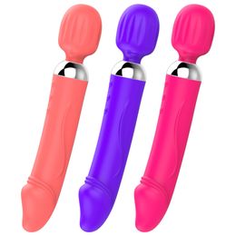Double vibrateur 12 Modes pour femmes, masturbateur féminin, gode point G, stimulateur de Clitoris, adulte, 18 produits, boutique de jouets sexy
