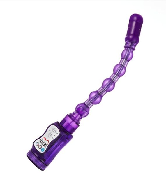 12 modes de vibration perles anales imperméables jouet sexuel pour chatte anale sein gelée g spot vibrateur produit sexuel Y181026066195864