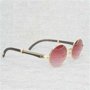 12% OFF Lunettes de soleil en bois naturel hommes noir corne de buffle lunettes claires femmes pour club conduite nuances bois rond Gafas Oculos lunettesKajia nouveau