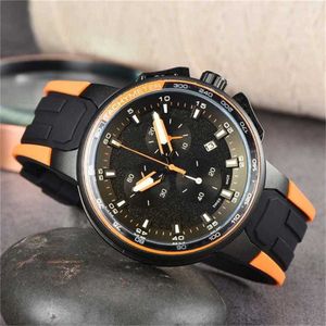 12% KORTING horloge Horloge Heren Sport Heren Quartz Alle kleine wijzerplaat Werk Meerdere kleuren Rubberen band Montre Homme