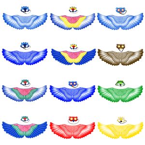 12 opties Kids Superhero Capes Dier Cosplay Halloween Kostuums Kaap met Masker Set Macaw en Owl Suit Child Party Favor Kleding