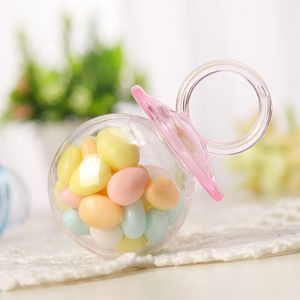 12 pc's verjaardagsfeestje creatieve fopspeen snoepdozen voor bruiloft baby shower doop doop gunsten cadeau snoepcontainer