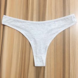 12 PCS Ladies Brasas Mujeres de talla grande Sexy Femme Mujer Tangas T-Back Femenina Algodón Cotton Tanga M 594