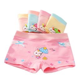 12 stks / partij Berngi Baby Meisjes 100% Katoenen Kids Ondergoed Kinderen Slips Kinderen Leuke Pantie voor 2-9 jaar 211122