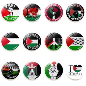 12 stuks Palestina Vlag Koelkastmagneet Sticker Kristalglas Magnetische Sticker Flexibele Magneetsticker voor Vrachtwagen Auto Koelkast Locker whiteboard