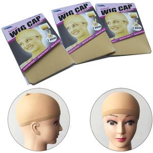12 stks rekbare nylon kous pruik cap voor make-up of het dragen van pruiken256s