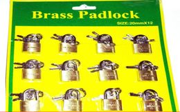 12 PCSLOT Mini Brass Landlock completo Multi Propósito Accesorios de equipo de esclavitud BDSM Toyadores de sexo fetiche en todo el mundo2596542