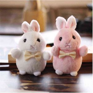 12 pcslots 13 CM kawaii doux petit lapin câlin pendentif poupée cadeau de mariage mini lièvre pour dren jouets 2019 chaud J220729