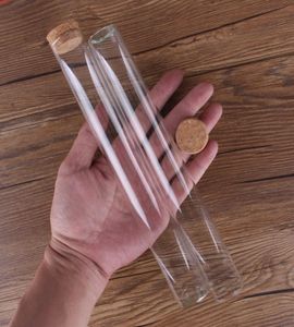 12 pièces 120 ml 30236 mm grands tubes à essai longs avec bouchon en liège bocaux en verre flacons bouteilles pour bricolage artisanat accessoire haute qty9570344