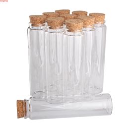 12 stuks 240 ml (8oz) 47 * 180 * 32mm glazen flessen met kurkstopper Spice Candy fles potten container bruiloft faroursgoods