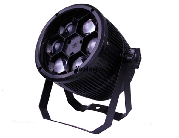 12 piezas 6x12w 4 en 1 rgbw 4 en 1 Bee Eye Stage Par Cans 64 led mini haz par de luz para barra KTV