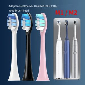 12 stuks tandenborstel vervangende koppen voor fit real me m2 / m1 realme rtx2102 rmh2012 tandenborstelkop wit zwart roze bruggen 240409