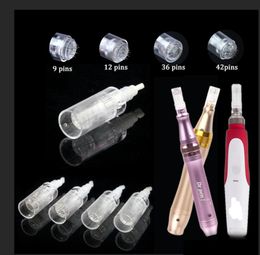 1/3/5/7/9/12/36/42/9/13/36/42 / NANO PINS Vervanging Naaldpatronen Tips voor elektrische Auto MyM Derma Pen Microneedle Dr.Pen N2 / M5 / M7 DHL