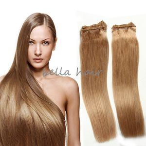 14 24 cabello brasileño malasio indio peruano extensiones de cabello de trama de cabello humano 100g p envío gratis