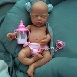12 "Micro Preem Full Full Body Silicone Baby Doll Boy" Liam "Girl" Nova "Reborn Doll Surprise Children Anti-Stress 231221