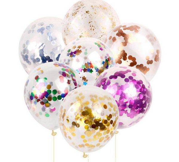 Ballon transparent rempli de paillettes en Latex multicolores, nouveauté, jouets pour enfants, belles décorations de fête d'anniversaire et de mariage