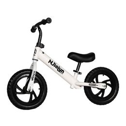 12 "no-pedaal loopfiets voor kinderen leren rijden pre-push fiets verstelbare rit op speelgoed fietsen wandelen leren scooter