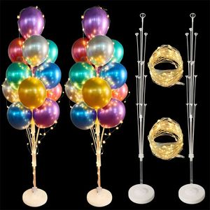 12 Set 71119 Tube Support De Ballon Ballons Stand Colonne Arc Enfants Adulte Fête D'anniversaire Baby Shower Décoration De Mariage Fournitures 240124