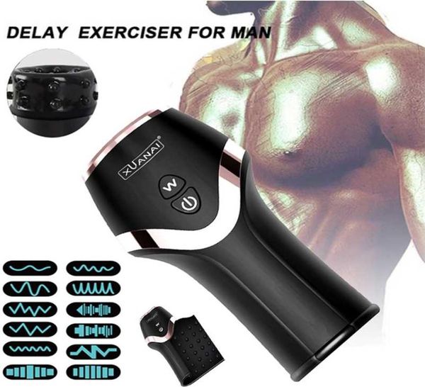 Masturbator masculino de 12 velocidad Vagina artificial Pussy Real Vacuum Bomba de aspiración Sucke Copa de sexo para hombres 2111244595563