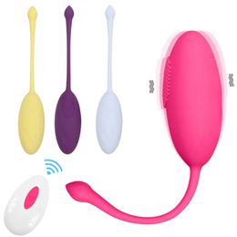 12 vitesses vibrateur oeuf télécommande sans fil boules vibrantes jouets sexuels pour femme G Spot stimulateur de clitoris Sexo gode Vibrador 240312