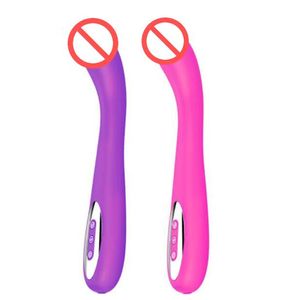 12 vitesses G-spot Finger Pull Vibrators pour femmes Magic Wand Massager Clit Stimulation AV Vibrators Étanche Anal Dildo sex toys rose / violet