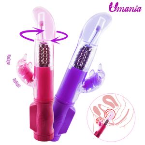 12 Velocidades Vibración Rotación Delfines Vibradores Masturbador Femenino Punto G Vibrador Masajeador, Mujeres Adultos Producto Sexual Y1890803