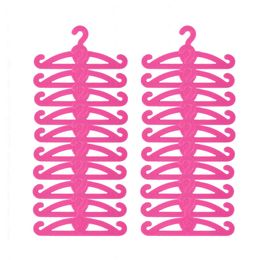 12 estilo 20 PCS Barbies Muebles Accesorios para muñecas, almacenamiento de plástico en forma de corazón, para Barbies Ken Doll, Accesorios de ropa