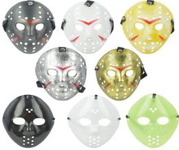Mascaras de máscaras de cara completa de 12 estilo Jason Cosplay Skull vs Friday Horror Hockey Halloween Masilla de miedo Festival Festival Masks5142602