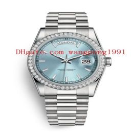 12 Stijl Originele Doos neutrale horloges 36mm 118348 316L roestvrij staal Saffier Mechanische automatische Horloges293a