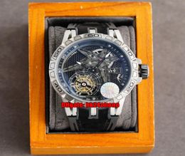 12 styles montres de haute qualité RRF Excalibur Spider Titanium 45 mm RDDBEX0572 MÉCANIQUE MONTRE MENSE MONTRE Squelette RUBB9884201