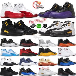 12s Hombres Zapatos de baloncesto Jumpman 12 entrenadores para hombre Black Taxi Flu Game Hyper Royal Royalty Taxi Nylon Michigan Gym Red zapatillas deportivas