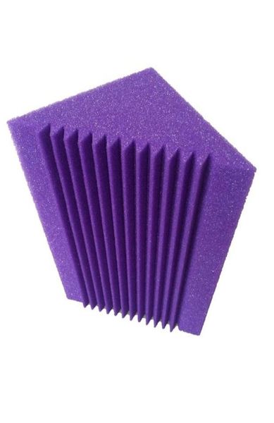 Panneau acoustique violet pour piège à basses, 12x12x24cm, pour mur d'angle, salle de Studio, 12 pièces, 5674235