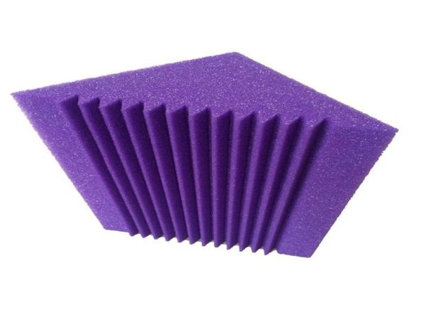 Panneau acoustique violet pour piège à basses, 12x12x24cm, pour mur d'angle, salle de Studio, 12 pièces, 7334426