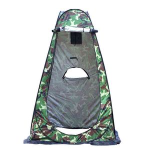 120*120*190cm Camping Shower Tent Pop Up Toilet Tent 2/3 raam Buiten Verandering Privacy Vistent Zon Shade Rain Shelter H220419