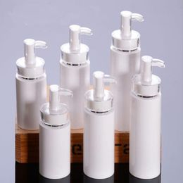 120/160/200ML witte pers pomp voor serum/lotion/emulsie/foundation/gel/essence verpakking plastic fles F20172092 Geple
