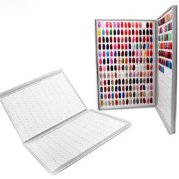 120 216 308 Consejos Profesional Gel Polish Display Book Clour Chart Designs Board para Nail Art Design Manicure NA001220U