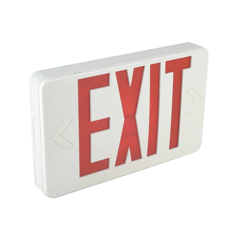 120-277v Recharged EXIT Sign Emergency Light Double Face Fire Safety Emergency Lamp