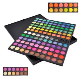 120 couleurs paillettes ombre à paupières pour les femmes ombre à paupières Palette Kits avec fard à paupières éponge bâtons nouveautés offre spéciale 015