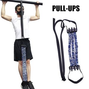 120 LB Pull Up Assist Band Weerstandsbanden voor Home Gym Core Krachttraining Kin Powerlifting Fitness Workout Apparatuur 220216