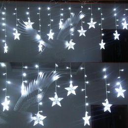 120 LED -lampen Lampen 3M065m Drop plafond ornament Lightsshop Window Decorations Christmas Lightsbar Fairy Icicle Light Strip5164615