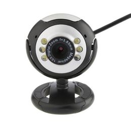 Caméra webcam USB 120 MP 6 LED avec micro vision nocturne pour ordinateur de bureau PC8643600