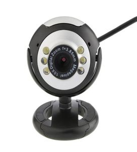 Caméra webcam USB 120 MP 6 LED avec micro vision nocturne pour ordinateur de bureau PC3921777