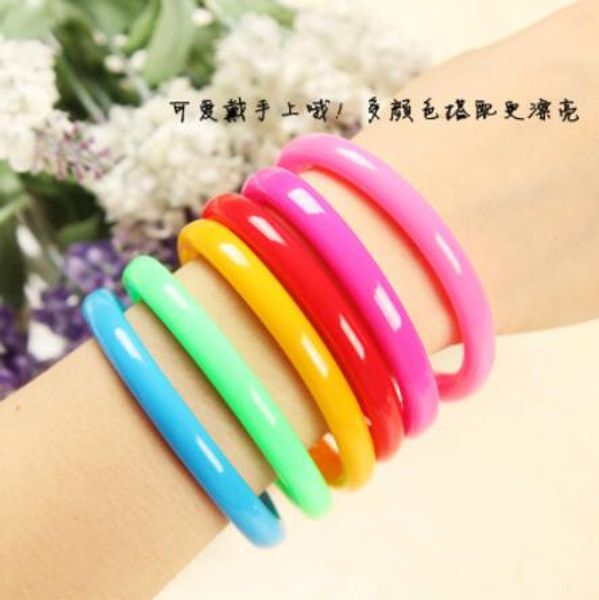 1200 pièces stylo à bille Flexible mignon Bracelet en plastique souple Bracelet Bracelet cercle stylos à bille fournitures de bureau scolaire couleur aléatoire