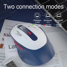1200Dpi 24G souris sans fil souris rechargeable ultra-mince magique silencieux muet pour ordinateur portable PC Gamer ordinateur de bureau ordinateur portable 240309