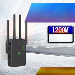 Répéteur WiFi sans fil 1200Mbps, Booster de Signal double bande 2.4G 5G, extension Gigabit 802.11ac, routeur WPS