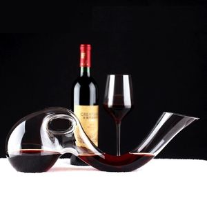 Carafe à vin rouge en forme d'escargot de 1200ML, verre de cristal décoratif, aérateur de Champagne, flacon de service Flagon, verrerie de bar 240111